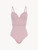 Padded underwired swimsuit in pink_0