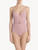 Padded underwired swimsuit in pink_1