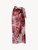 Pareo in red silk stretch with lace trim_0