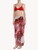 Pareo in red silk stretch with lace trim_1