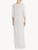Long nightgown in white modal stretch with Leavers lace and silk chiffon_2