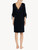 T-dress in blue modal stretch with Leavers lace and silk chiffon_2