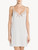 Babydoll in white modal stretch with Leavers lace and silk chiffon_1
