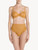 Underwired bra in yellow tulle and Leavers lace_1