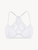 White sheer Triangle Bra_0