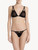 Black stretch tulle triangle bra_1