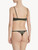 Thong in green Lycra and black Leavers lace_2