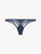 Thong in blue stretch tulle_0