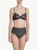 High-waisted briefs in grey tulle and Leavers lace_1