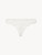 White thong with floral lace_0