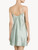 Mint green silk short slip_2