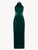 Green silk halterneck nightdress with Leavers lace trim_0