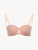 Powder pink lace bandeau bra_0