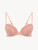 Powder pink lace push-up bra_0