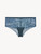 Dark blue lace boyshort brief_0