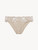 Soft beige embroidered tulle medium brief_0