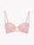 Pink silk-satin bandeau bra_0