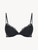 Black embroidered tulle push-up bra with silk-satin cups_0