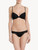 Black embroidered tulle push-up bra with silk-satin cups_1