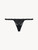Black embroidered strech-tulle thong_0