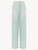 Mint green silk trousers_0