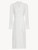 Off-white viscose short robe with tulle_0