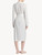 Off-white viscose short robe with tulle_2