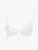 Off-white tulle push-up bra_0