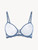 Cornflower blue tulle underwired bra_0