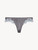 Grey silk thong with lurex frastaglio_0