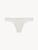 Off-white embroidered tulle Brazilian brief_0