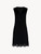 Black modal stretch short nightgown_0