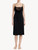 Black jersey modal midi-length nightgown_1