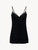Black jersey modal slip with thong_0
