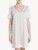 Soft white jersey modal short nightdress_1
