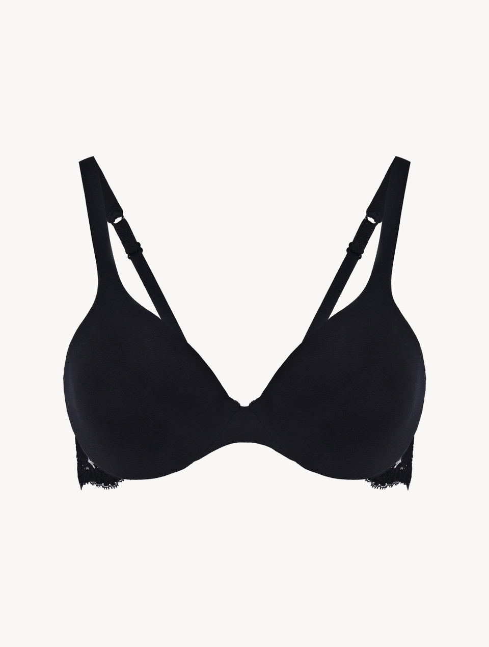 Portia Black Underwired Balconette Bra