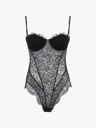 CARLA カーラ　Lace body suit White size1 大人女性の Lace カーラ CARLA body size1 White suit トップス