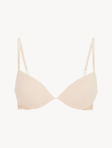 Push Up Bra in Halo and Ivory Nude with embroidered tulle | La Perla