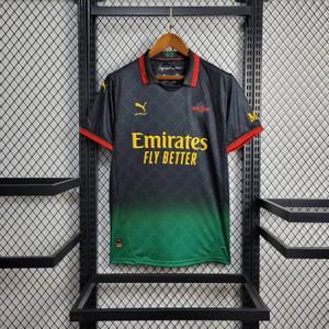 A. C. Milan 2024/25 Black OFF X WHITE Jersey A. C. Milan 2024/25 Black OFF X WHITE Jersey