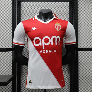 Player Version AS Monaco 24/25 Home Jersey Player Version AS Monaco 24/25 Home Jersey