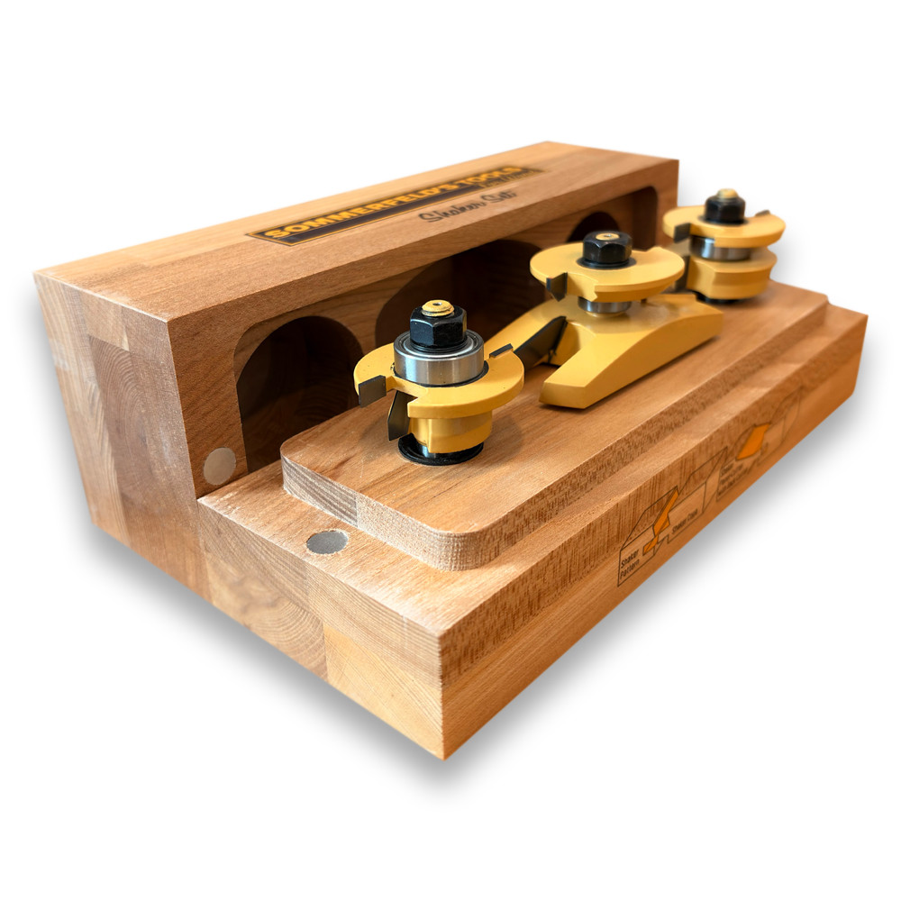 Sommerfeld Tools 3-Pc Shaker Cabinet Door Router Bit Set