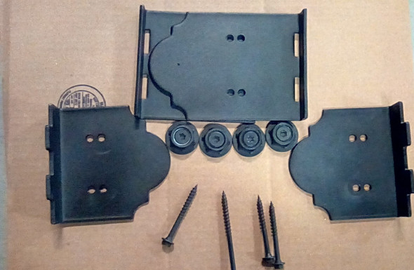 OZCO 8'' Laredo Sunset Post to Beam Hardware / Ornamental Wood Ties