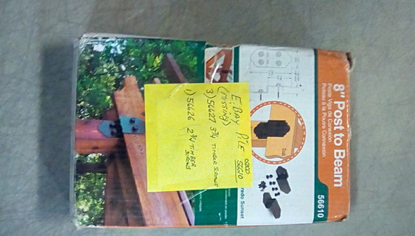 OZCO 8'' Laredo Sunset Post to Beam Hardware / Ornamental Wood Ties