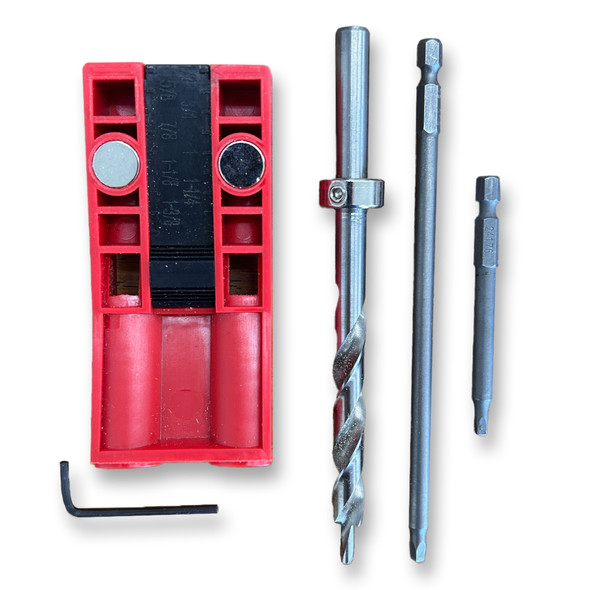 Pocket Hole Jig kit with Builders 500 pack of pocket hole screws for 3/4 hard and soft wood. Build tables, shelves, cabinets, furniture, and more Pocket Hole Jig kit with Builders 500 pack of pocket hole screws for 3/4 hard and soft wood. Build tables, shelves, cabinets, furniture, and more