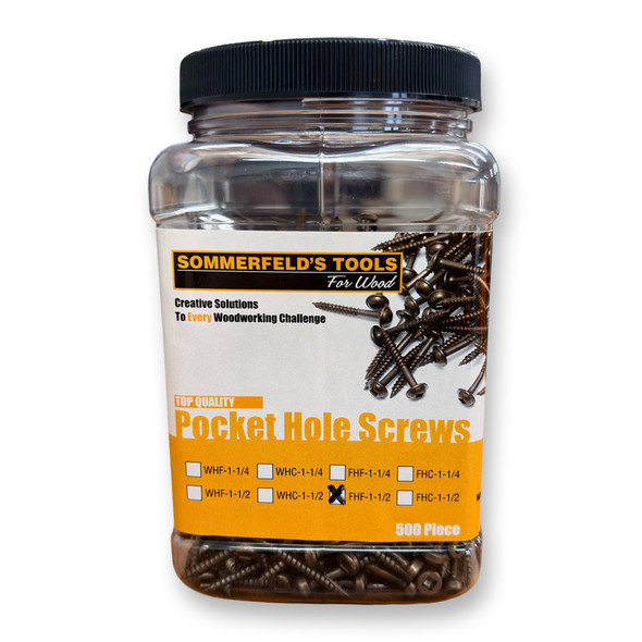 Sommerfeld #6 Pan/Fil Hd-1-1/2F500ct Screws