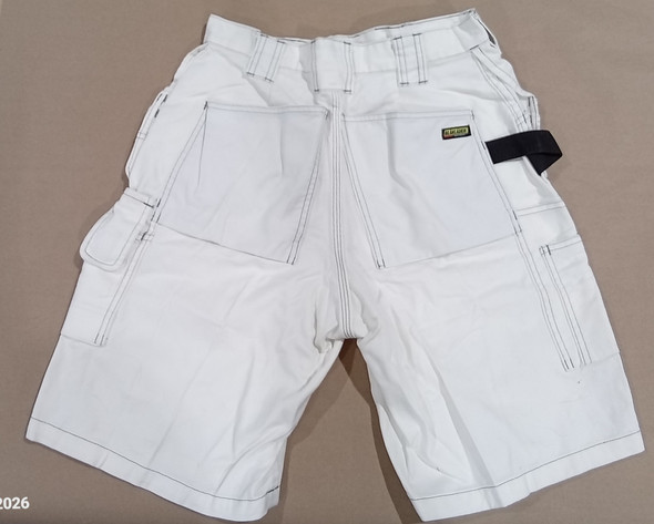 Blaklader 1634 100% Cotton White Painter-Style Work Shorts
