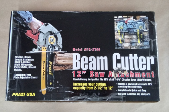 Prazi 12" Beam Cutter For Non-Worm Drive  7-1/4" Circular Saws  Cut beam to 12 "