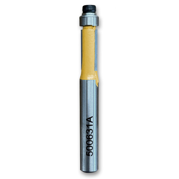 Flush Trim Bit w/Bearing 1/4CD,1/2CL,2-1/8OL,1/4SH