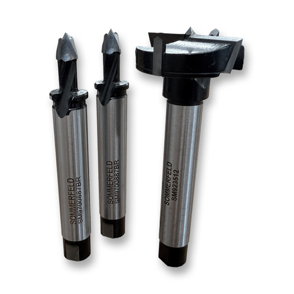 Sommerfeld Tools Hinge Bore Jig Router Bit Set Woodworking Tool