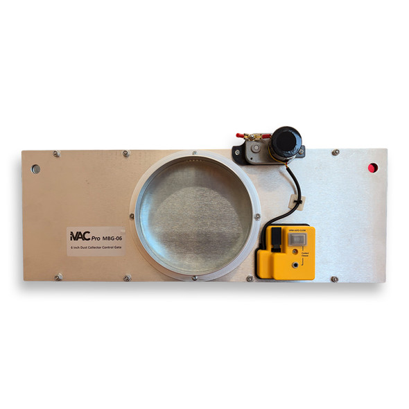 USED iVac 6" Metal Blast Gate for Dust Collectors *READ*